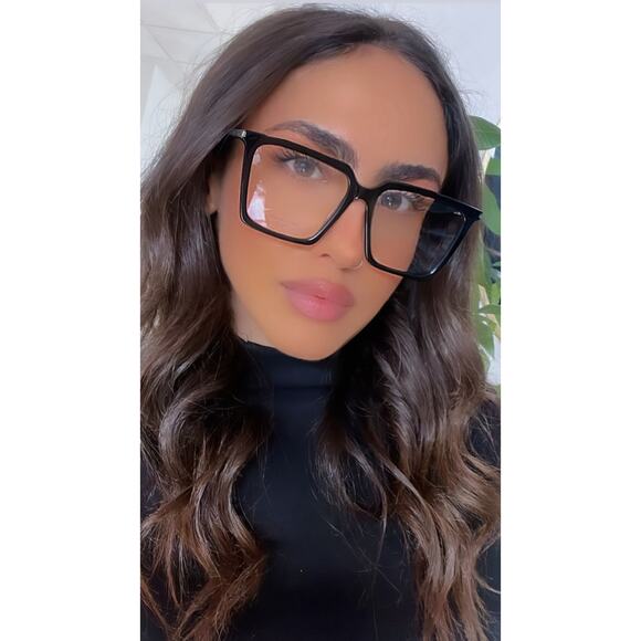 NEW Saint Laurent SL474 Opt Black Square Frames - Picture 2 of 9